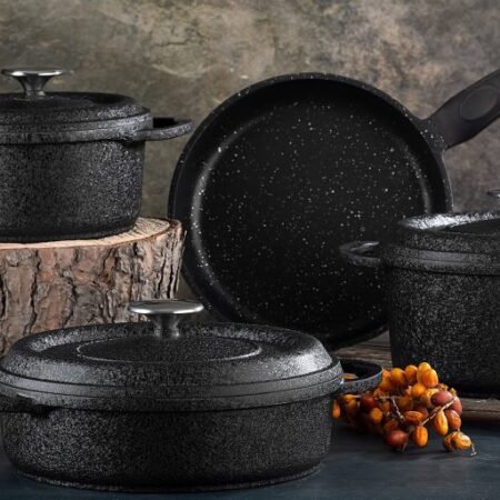 OMS GRANITE CAST IRON 4set