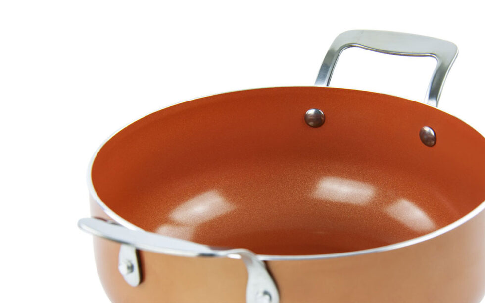 3pcs Aeris Non-Stick Copper Casserole Set