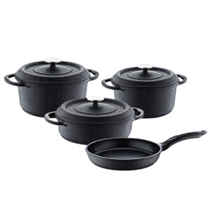 7pcs O.M.S Non-Stick DIE-CAST Cookware set